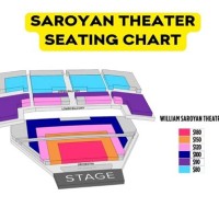 Saroyan Theater Seating Chart