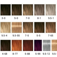 Schwarzkopf Semi Permanent Hair Colour Chart