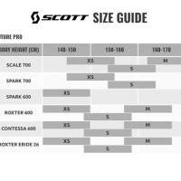 Scott Road Bike Shoes Size Chart