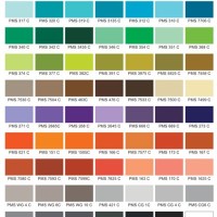 Screen Printing Pantone Color Chart