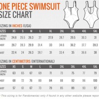 Sdo One Piece Swimsuit Size Chart