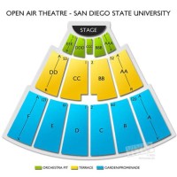 Sdsu Open Air Theater Seating Chart