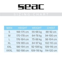 Seac Sub Wetsuit Size Chart