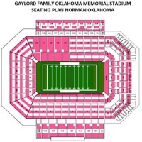 Seat Number Oklahoma Memorial Stadium Seating Chart