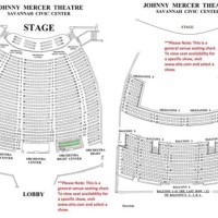 Seating Chart Johnny Mercer Theatre Savannah Ga