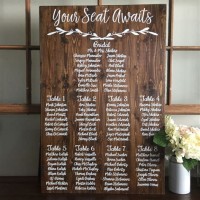 Seating Chart Wedding Sign