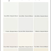 Sherwin Williams Color Chart White