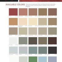 Sherwin Williams Concrete Paint Color Chart