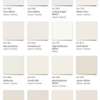 Sherwin Williams Off White Color Chart