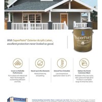 Sherwin Williams Super Paint Exterior Color Chart