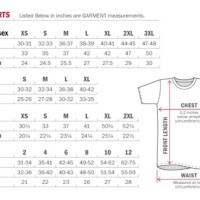 Shirt Size Chart Conversion