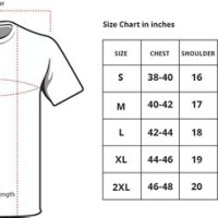 Shirt Size Chart India Vs Usa