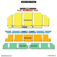 Shn Golden Gate Theater Seating Chart