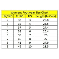 Shoe Size Chart India Uk Usa