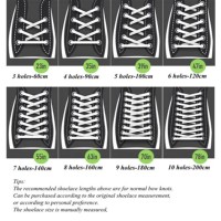 Shoelace Length Chart Boots