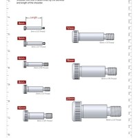 Shoulder Bolt Size Chart