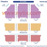 Shubert Theater New York City Seating Chart With Seat Numbers