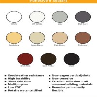 Sika Silicone Color Chart