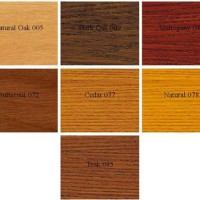 Sikkens Exterior Wood Stain Colour Chart
