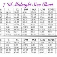 Size Chart 0x 1x 2x 3x