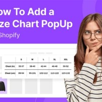 Size Chart Pop Up Ify