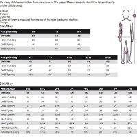 Size Chart Shoes Kid H M