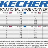 Skechers Bra Size Chart