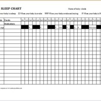 Sleep Chart For Babies Template