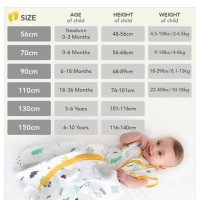 Sleeping Bag Size Chart