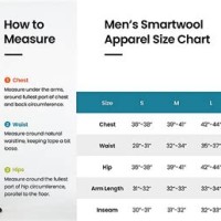 Smartwool Base Layer Size Chart