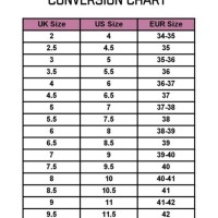 Sophia Ster Shoes Size Chart