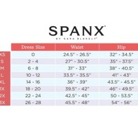 Spanx Size Chart By Weight