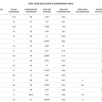 Sperry Women S Shoe Size Chart Cm