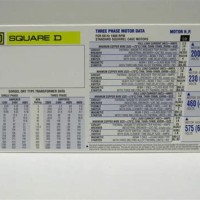 Square D Motor Slide Chart