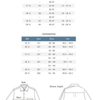 Stafford Mens Shirt Size Chart Uk
