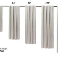 Standard Curtain Sizes Chart