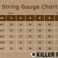 Steel Guitar String Gauge Chart