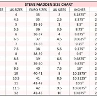 Steve Madden Coat Size Chart