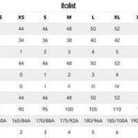 Stone Island Size Chart