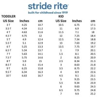 Stride Rite Toddler Shoe Size Chart