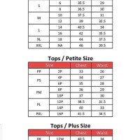 Style 038 Co Size Chart