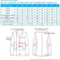 Suit Jacket Size Chart Uk