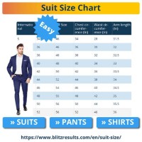 Suit Size Chart Us