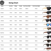 Sungles Size Chart Ray Ban