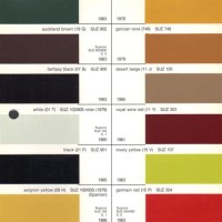 Suzuki Motorcycle Paint Color Chart