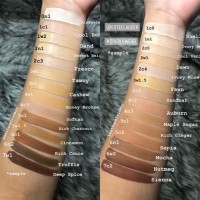 Swatch Estee Lauder Double Wear Colour Chart