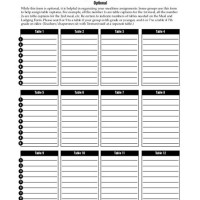 Table Chart Templates