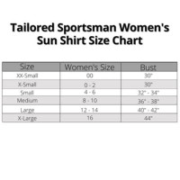 Tailored Sportsman Shirt Size Chart