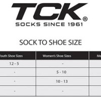 Tck Baseball Socks Size Chart