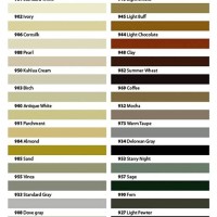 Tec Power Grout Colour Chart